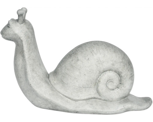 Tuinfiguur slak Lafiora 69 x 28 x 43 cm lichtgrijs