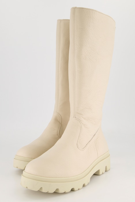 Vitaform Lederstiefel, L-Schaft, Smok-Effekt, Weite K