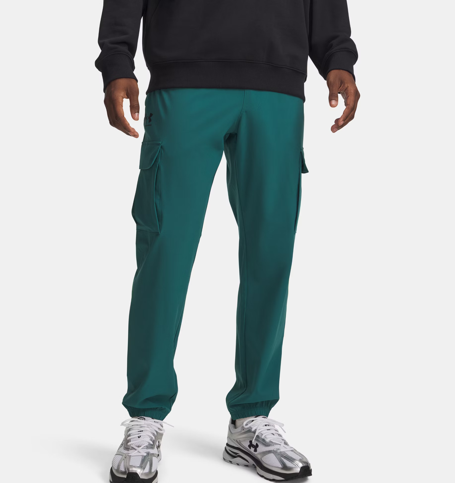 Under Armour Vibe Woven Cargo Trainingsbroek Heren Groen
