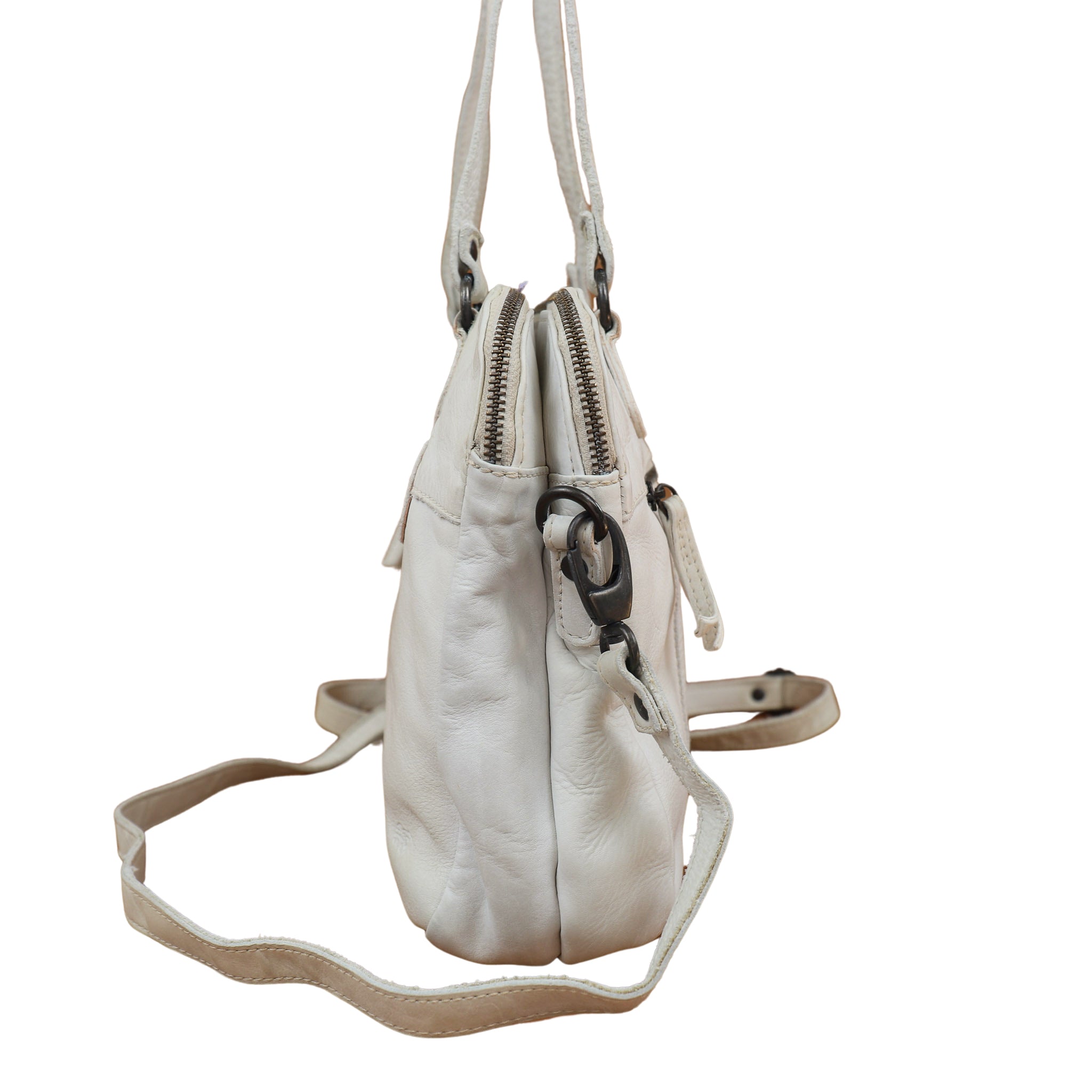 Hand-/schoudertas 'Lieke' Dirty White Dirty White