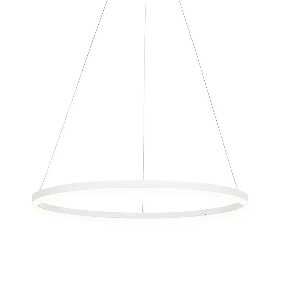 Qazqa hanglampen anello wit geïntegreerde led