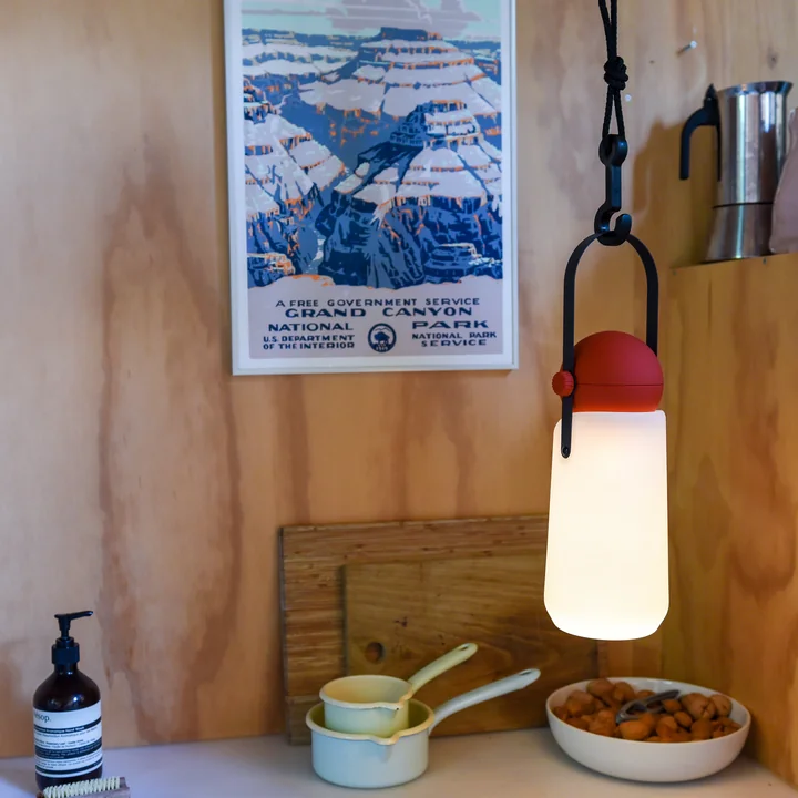 Weltevree - Guidelight Akku LED Outdoor-Leuchte, rot