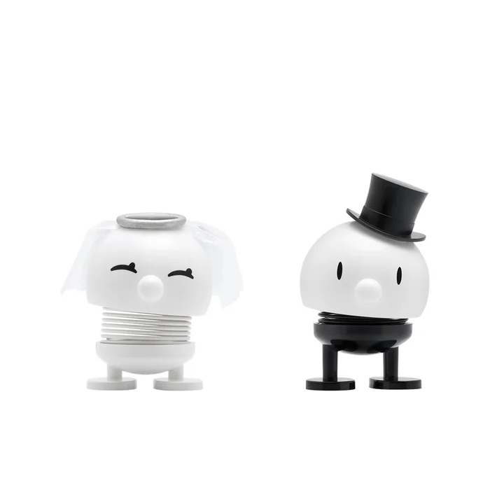 Hoptimist - Bride & Groom, klein / weiss
