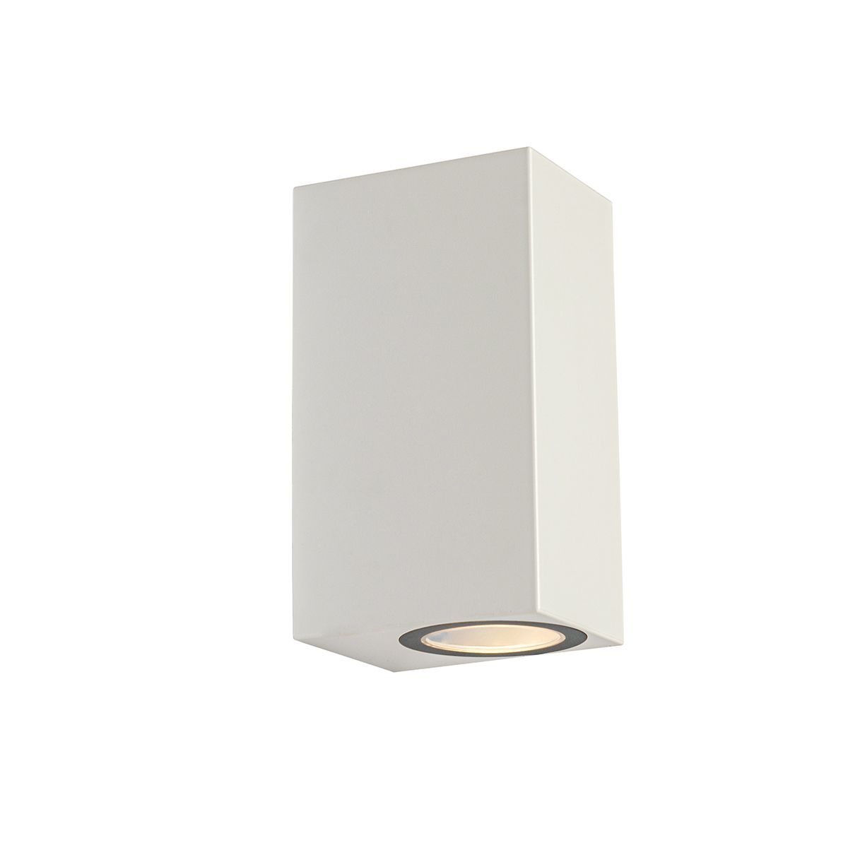 Moderne buiten wandlamp wit kunststof 2-lichts - Baleno