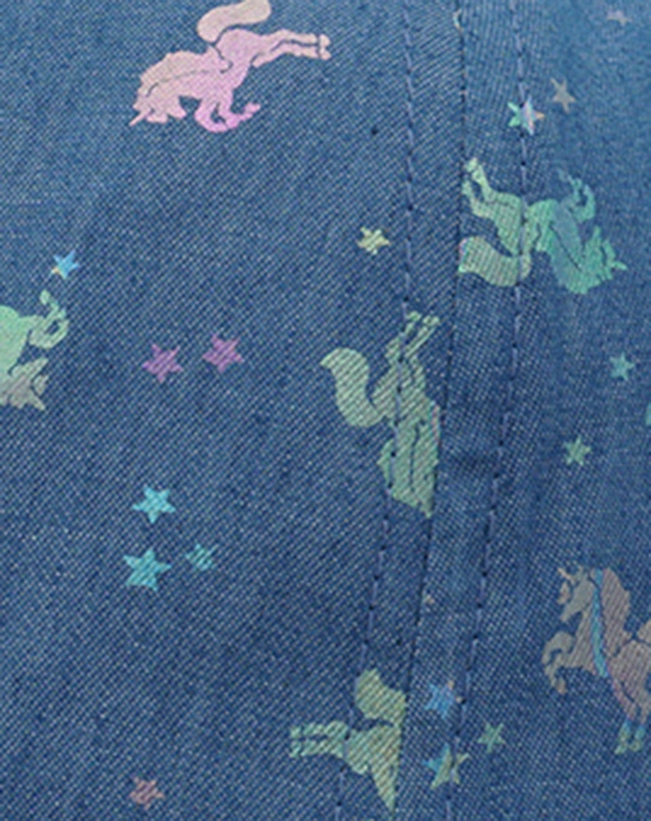 Basecap EINHORN AOP in denim