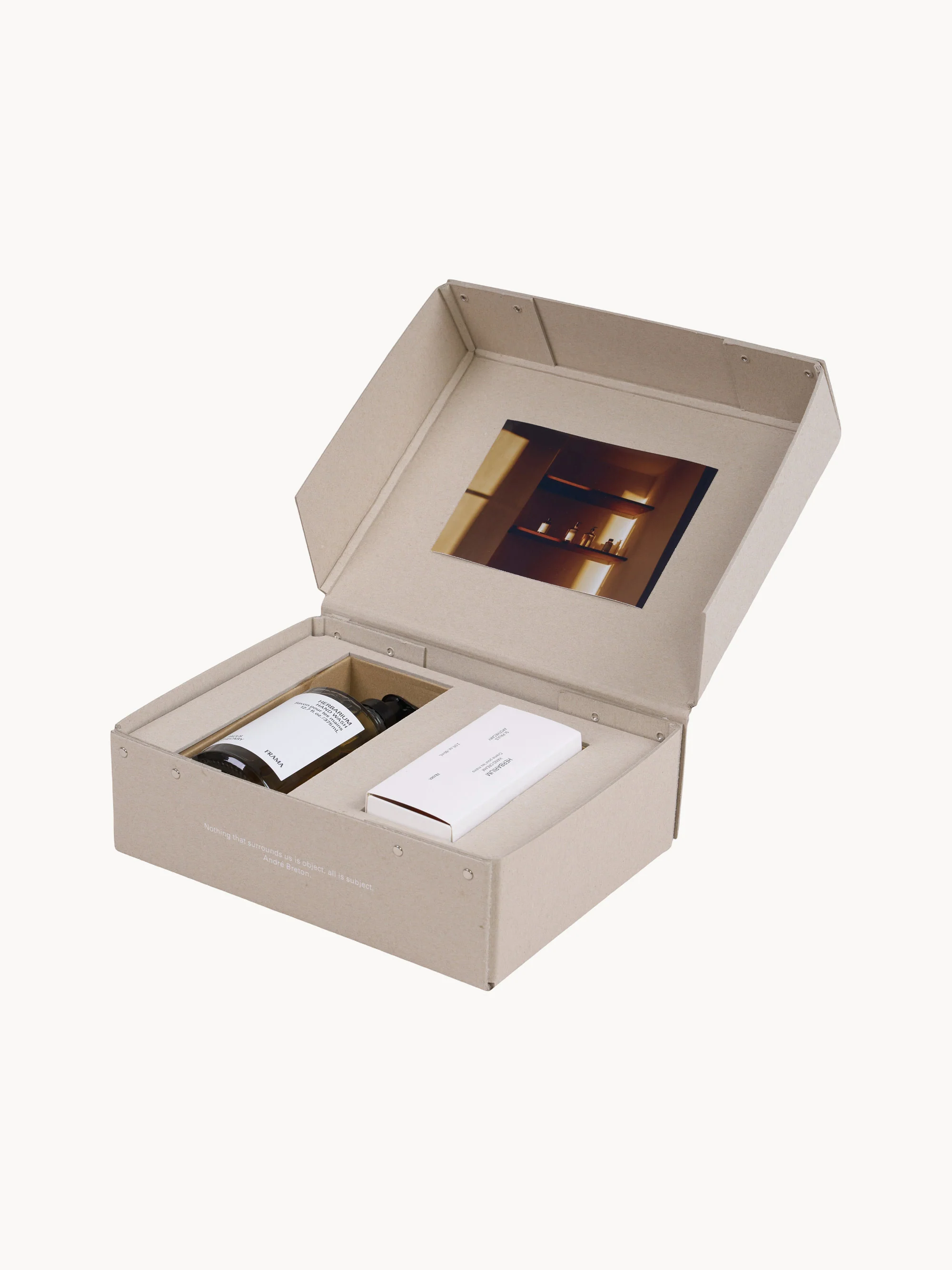 Handverzorgingsgeschenkset Herbarium (sinaasappel, jeneverbes, roos & ho-hout), 2-delig