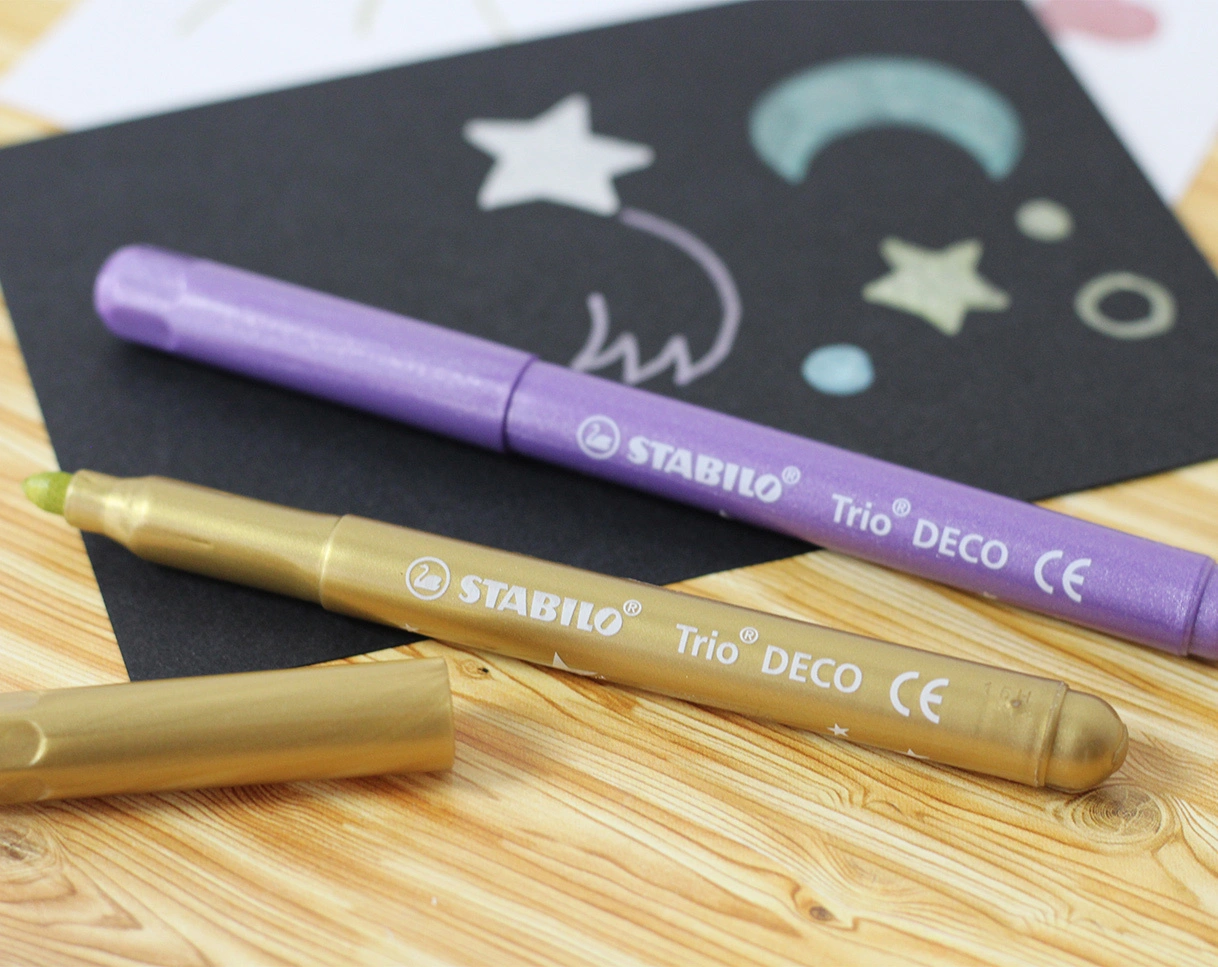 Filzstift STABILO® Trio DECO Metallic 8er-Pack