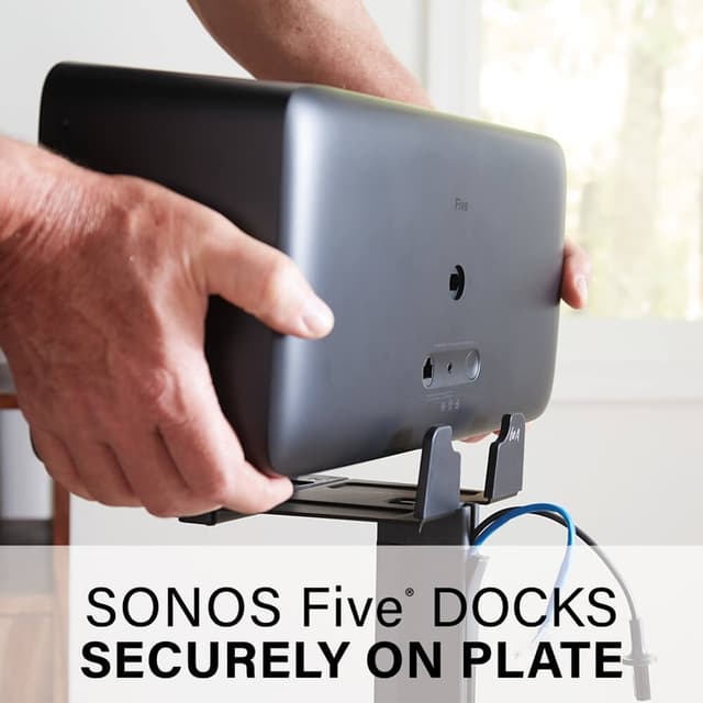 SANUS Gulvstander til Sonos Play:5 Sort