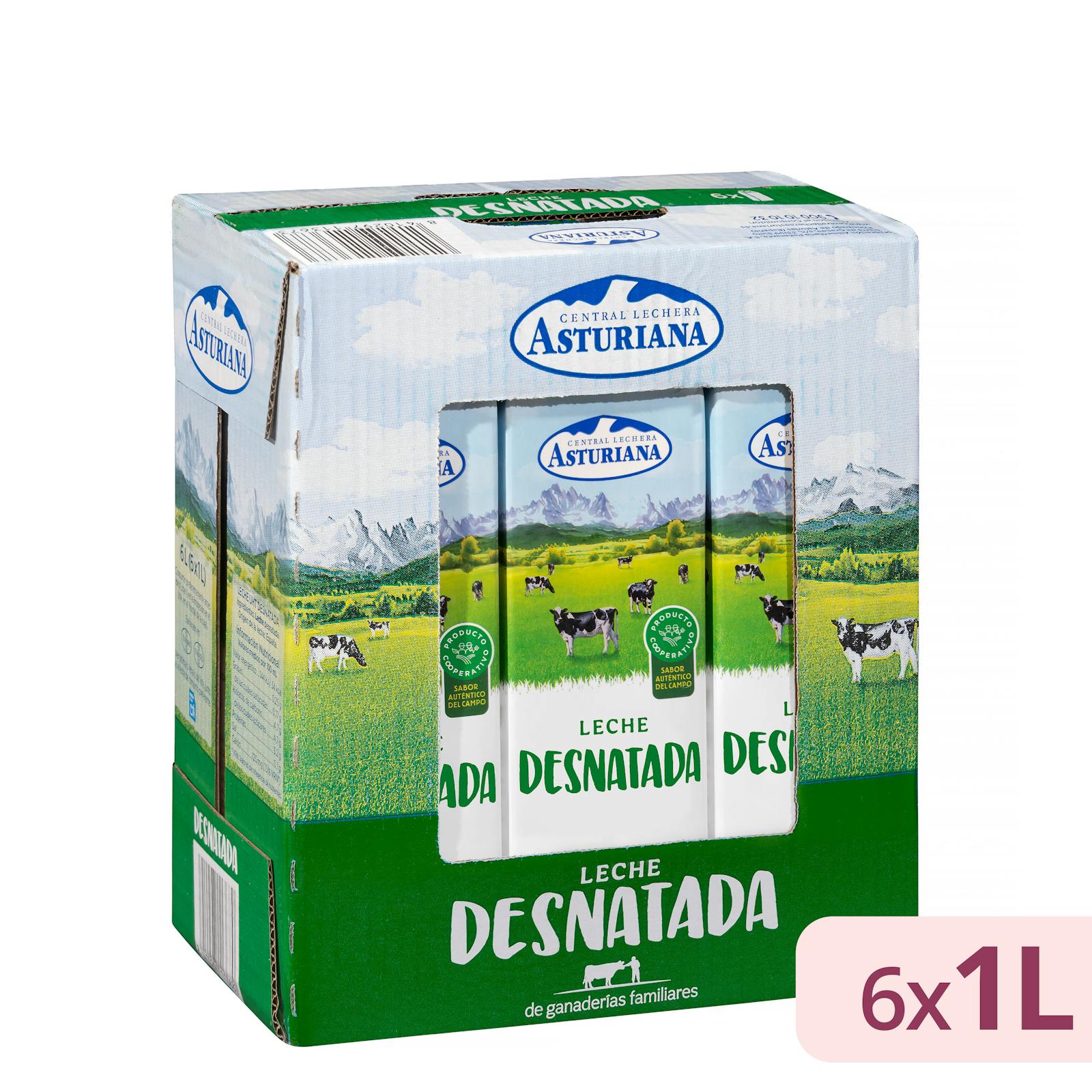 Lait écrémé asturien