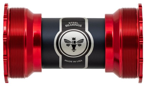 Boitier de Pédalier Chris King ThreadFit T47-30i Rouge