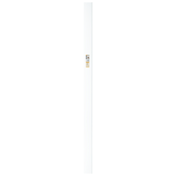 CANDO hoge plint kwartrond clip wit 1,2 x 12
