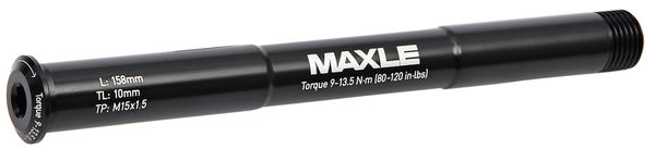 AXLE MAXLE STEALTH, Boost 15x110mm, Gesamtlänge 158mm  schwarz  15 x 110mm