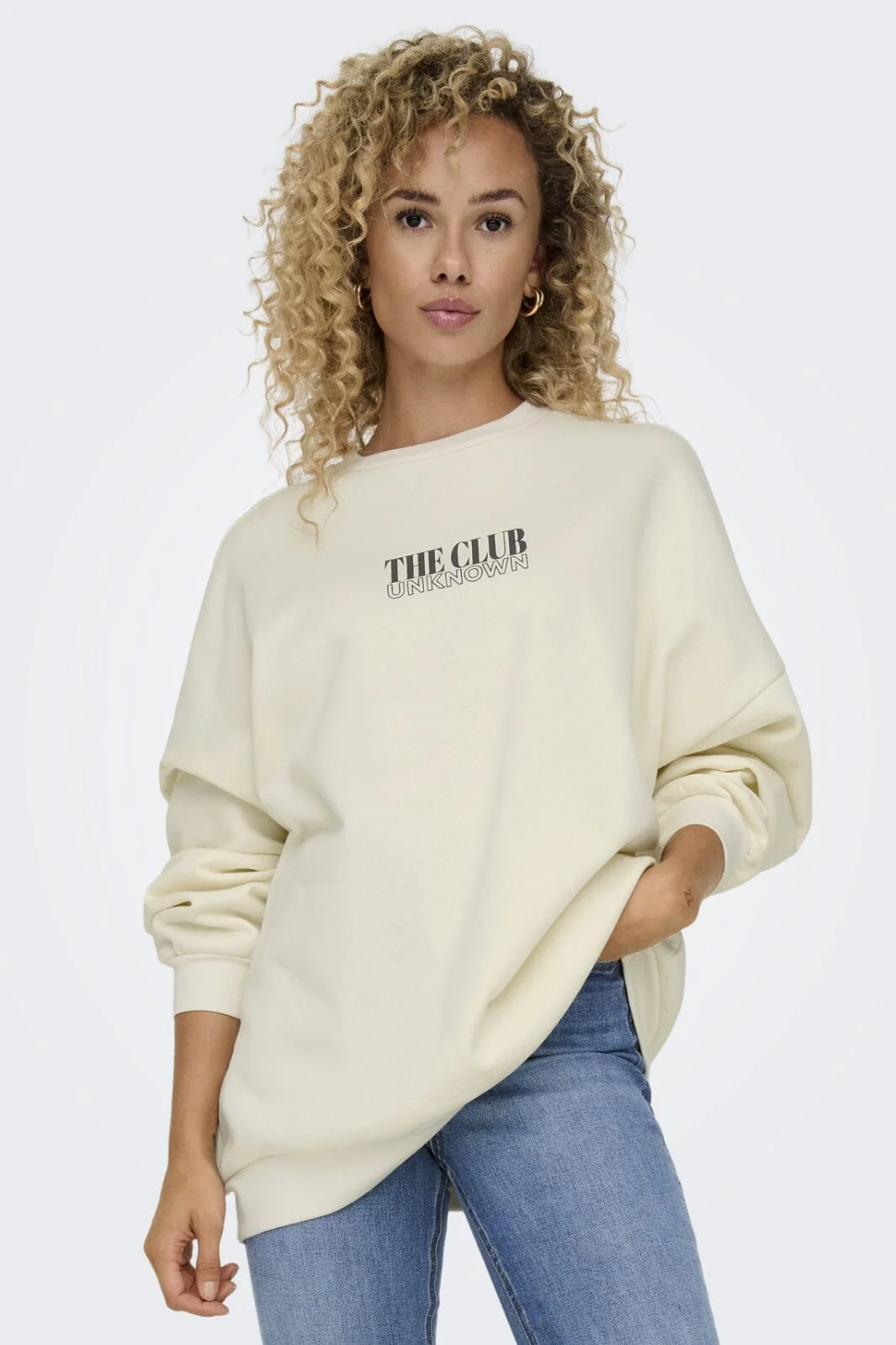 Only Onldaze L/S Party O-Neck Swt 4601781 cloud dancer club