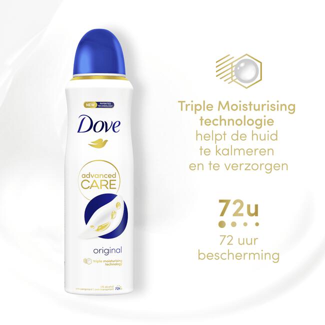 Dove Original Semi-Compressed Deodorant Spray 200 ML