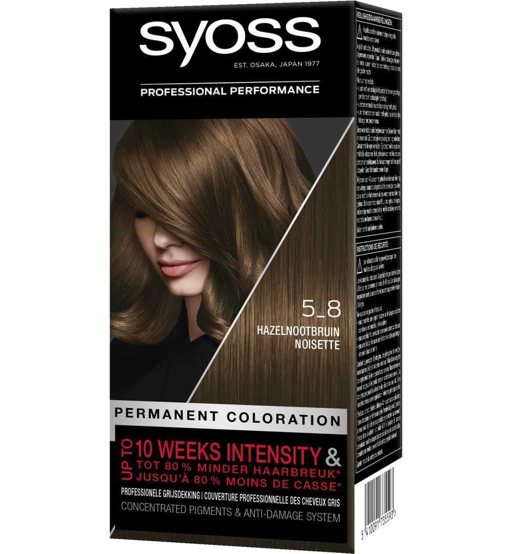 Syoss Color baseline 5-8 hazelnootbr (1 set)