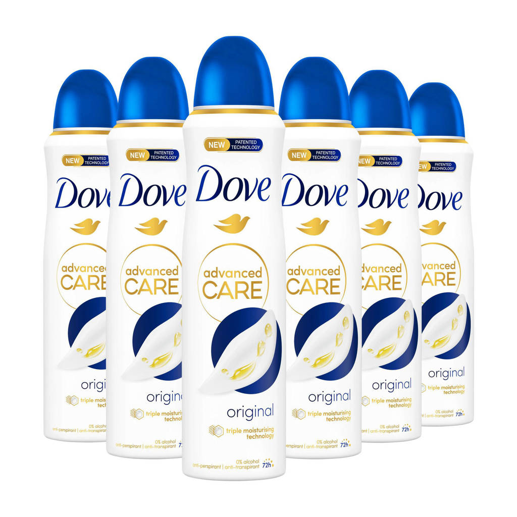 Original anti-transpirant deodorant spray - 6 x 150 ml