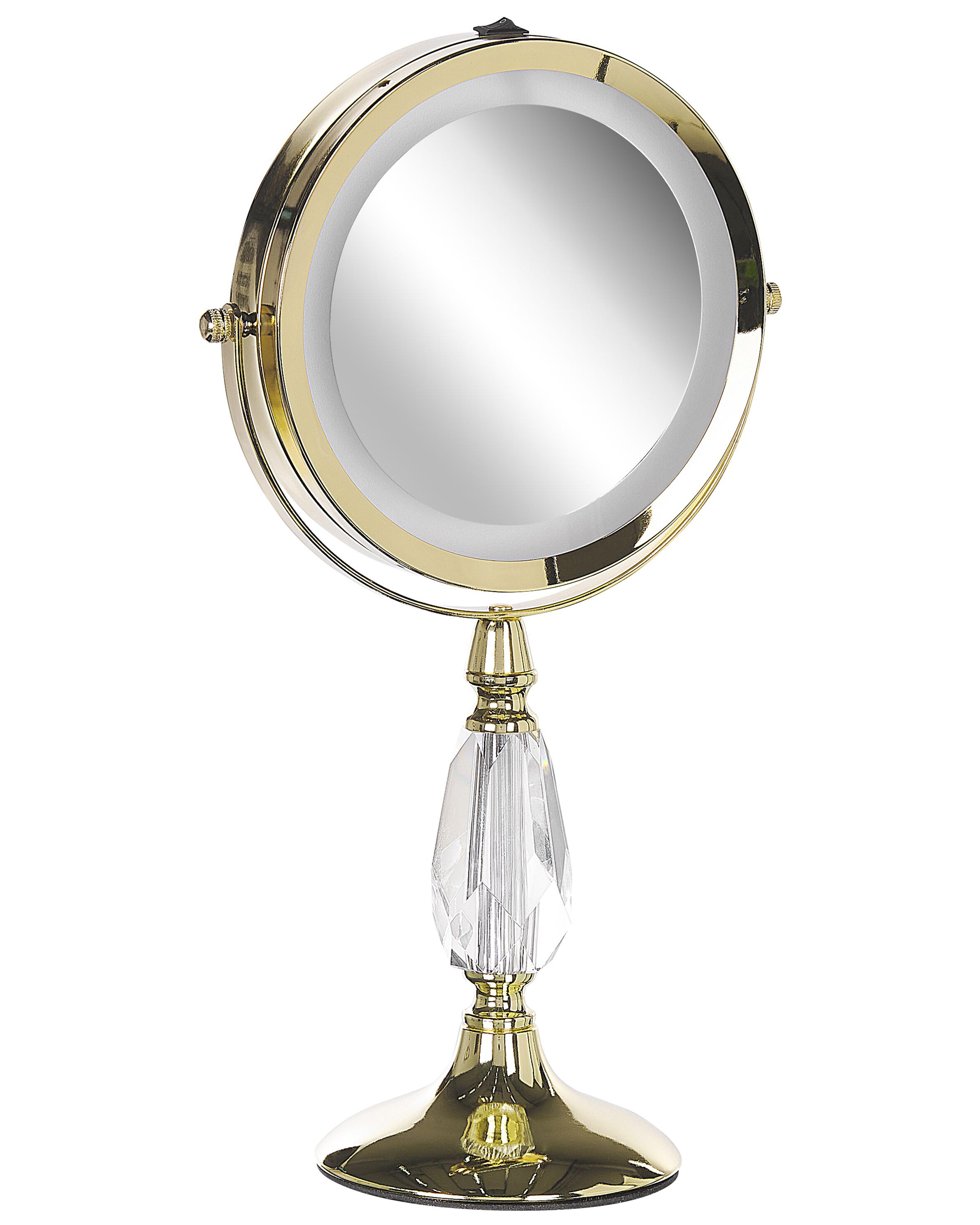Make-up spiegel LED MAURY Goud