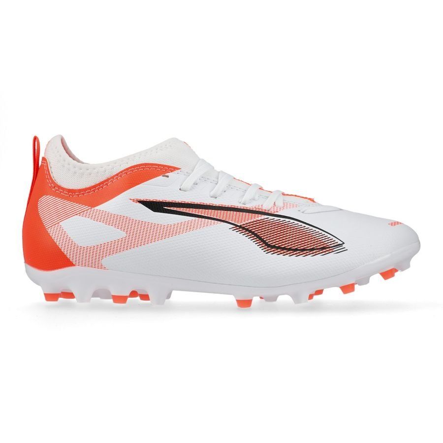 PUMA Ultra 5 Match MG Unlimited - Blanc/Noir/Glowing Red Enfant