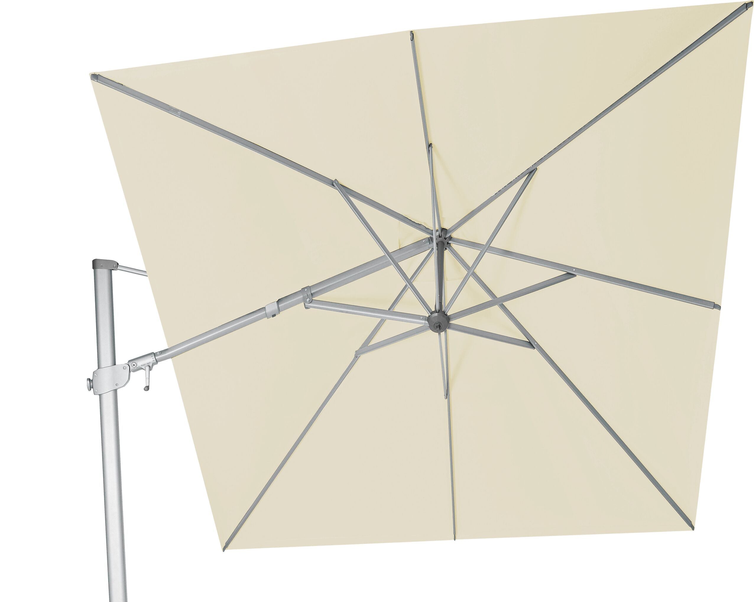 Suncomfort by Glatz VARIOFLEX Sonnenschirm - Ecru / B: 330.0 cm x T: 270.0 cm