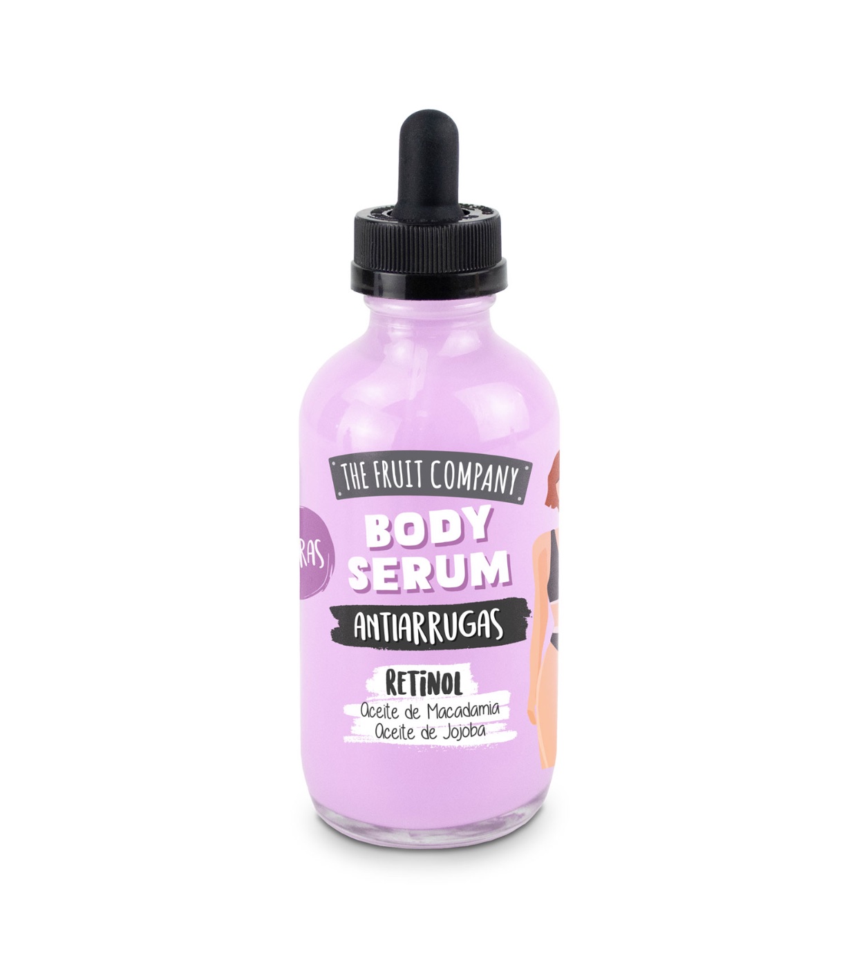 The Fruit Company - Soro corporal especial com retinol para decote - Amoras