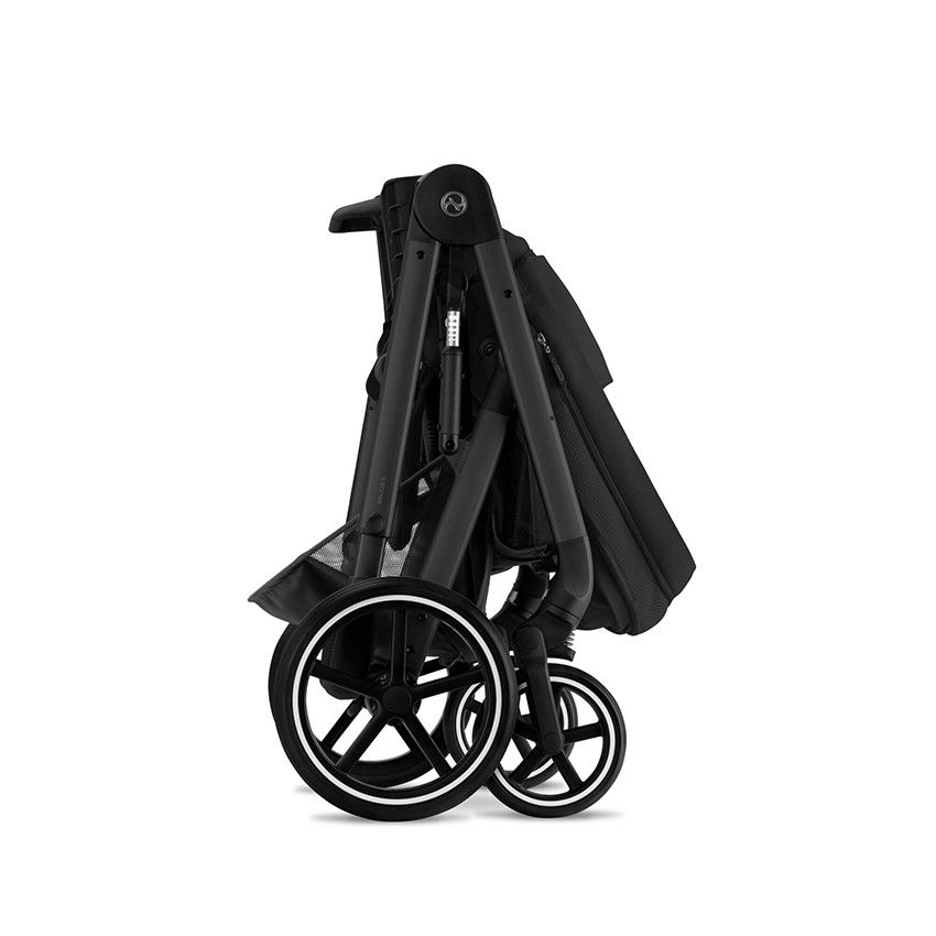 Poussette Balios S Lux 2023 - Châssis Noir / Siège Moon Black - Ecru
