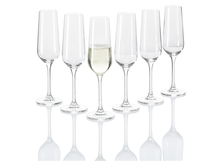 Rode wijn-/witte wijn-/champagne-/waterglas
