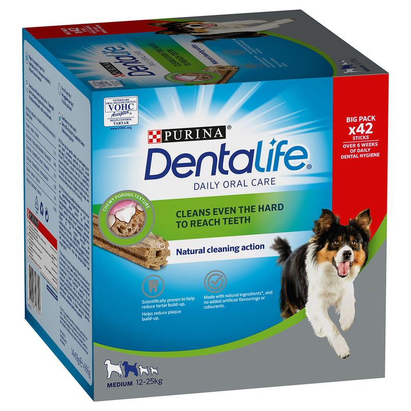 PURINA Dentalife Bâtonnets à mâcher pour chien de taille moyenne (12-25 kg)
