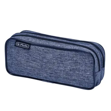Herlitz Schüleretui Doppelfaulenzer Knitted Fabric, 1 Stück, 2-fach sortiert