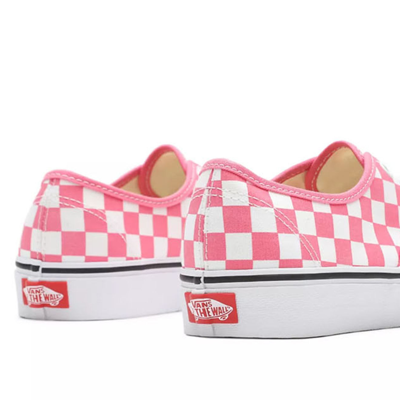 Vans Sneakers en Toile Checkerboard Authentic rose/blanc