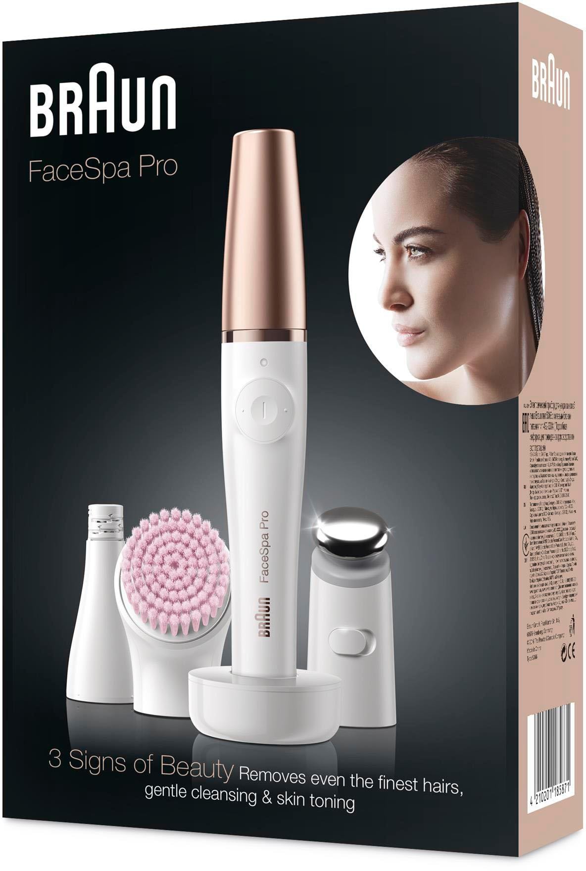 Braun Epilierer »FaceSpa Pro 912« 1 Stk. Aufsätze mit 3 Extras