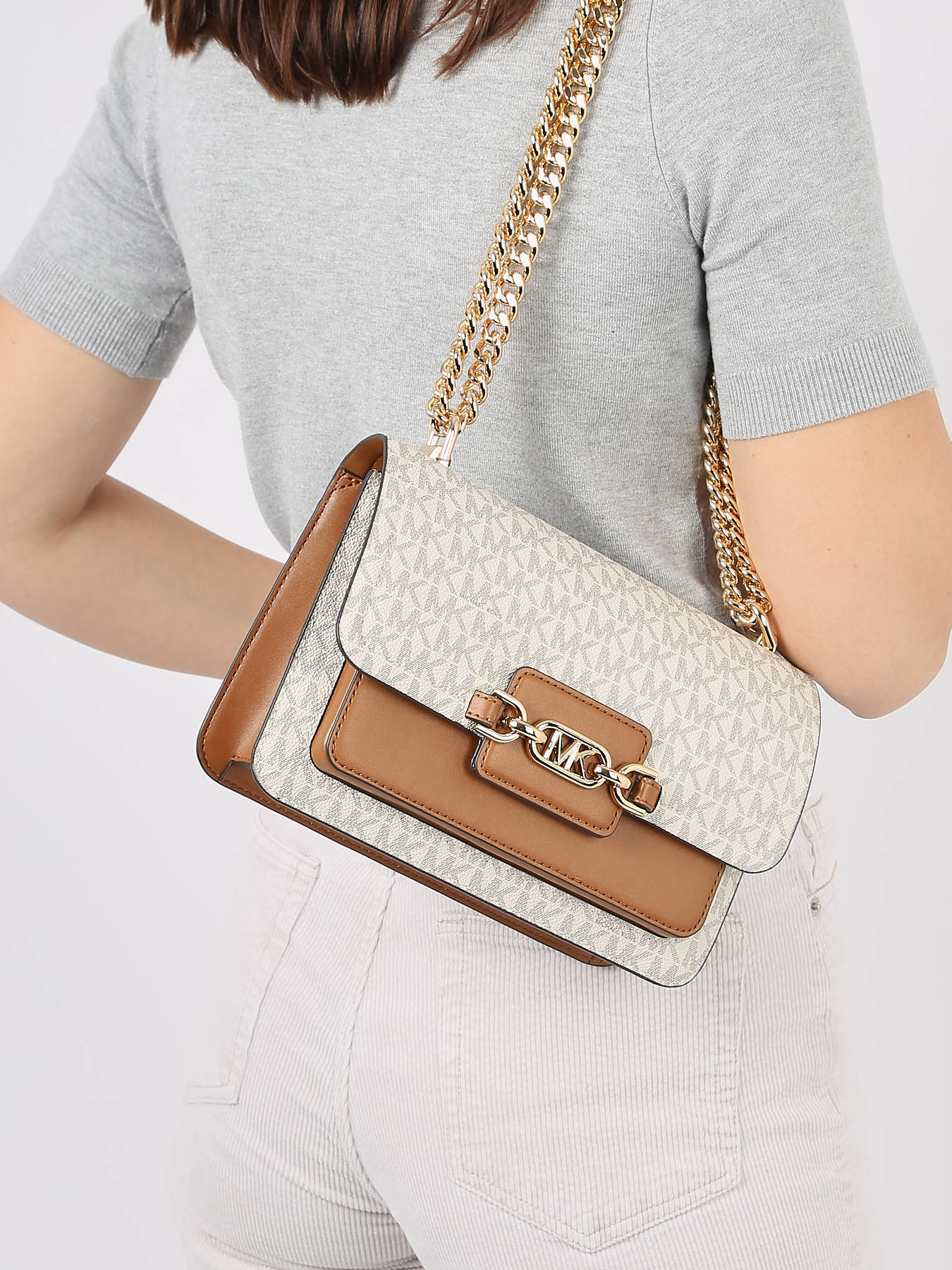 Sac bandoulire Heather cuir MICHAEL KORS