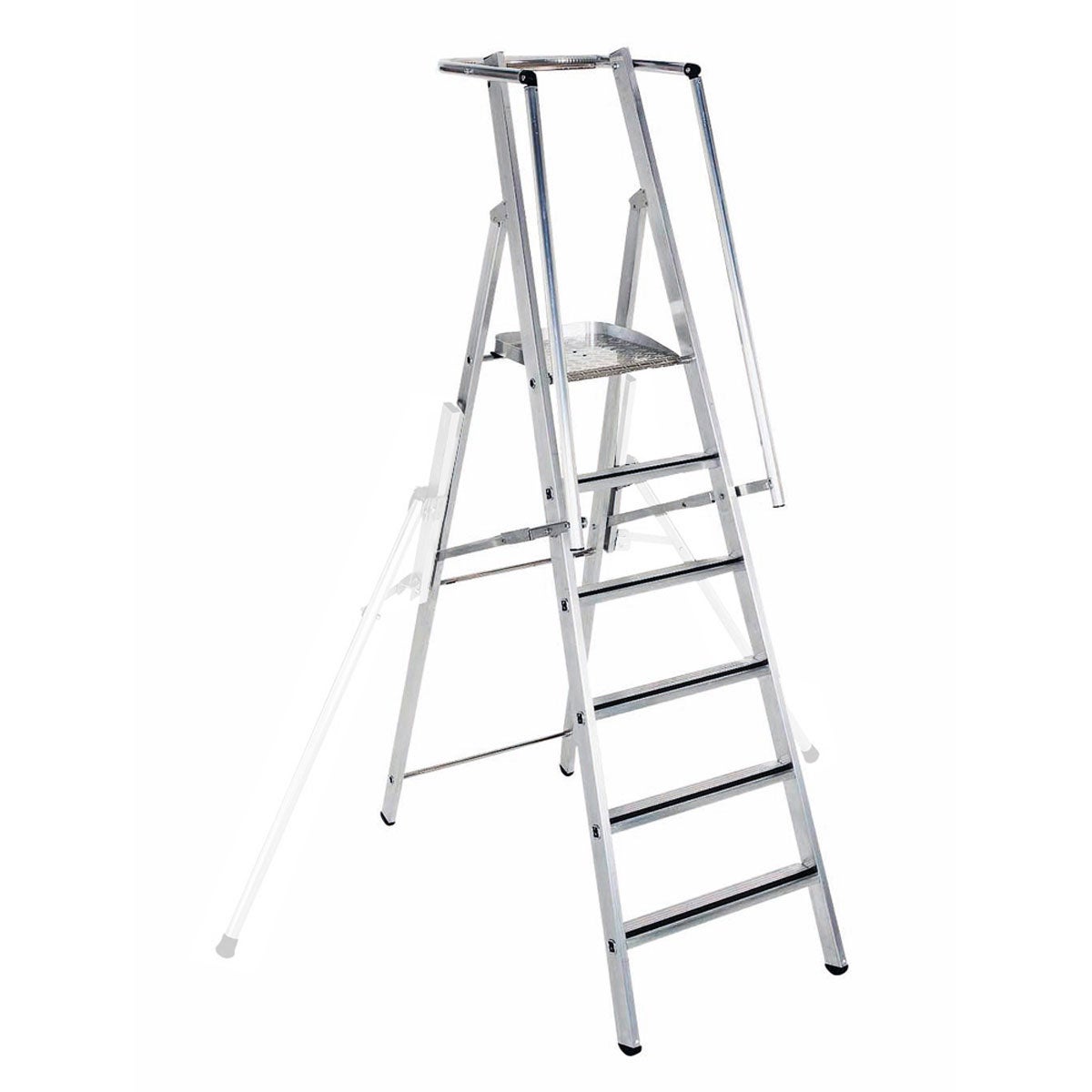 Zarges ZAP Safemaster S trap met groot platform, 9 treden