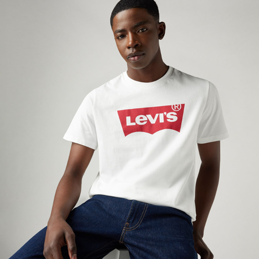Levi's Standard Housemark T-shirt, White, L