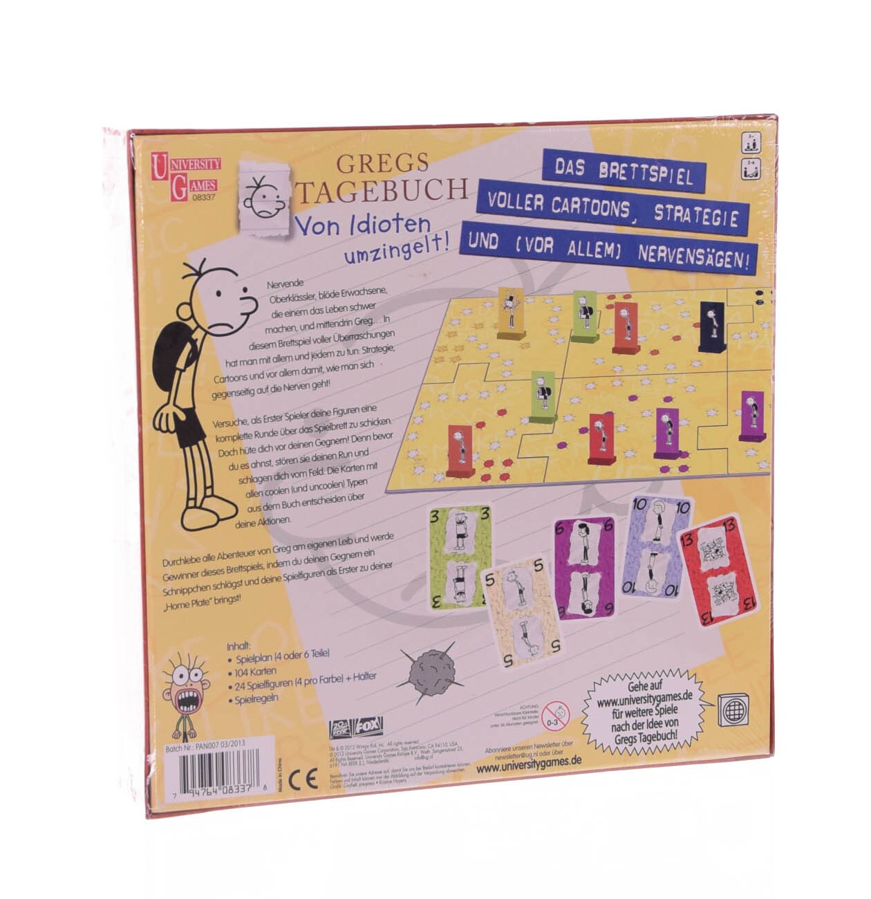 Brettspiel - Gregs Tagebuch - Von Idioten umzingelt!l Spiel Gesellschaftsspiel Kinder Jugendliche