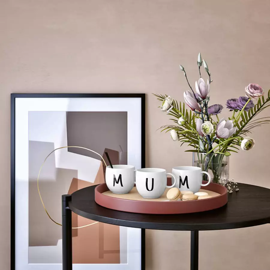 Villeroy & Boch Kaffeebecher Letters 330 ml weiß