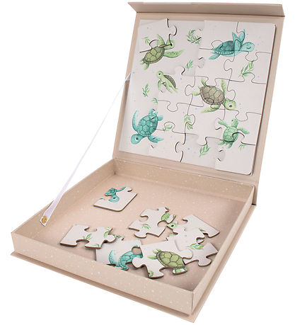 Filibabba Magnetisch Puzzlespiel - 20 Teile - Schildkröten