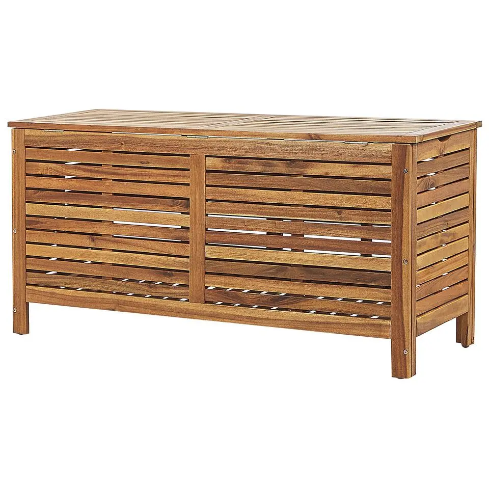 RIVIERA - Kussenbox - Lichte houtkleur - 130 cm - Acaciahout