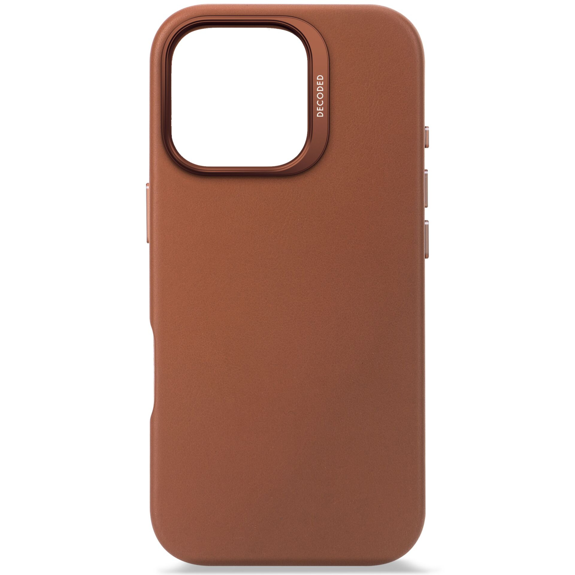 iPhone 16 Pro Max MagSafe Echtleder Hülle (D25IPO16PMBC1TN) - Tan (Braun)