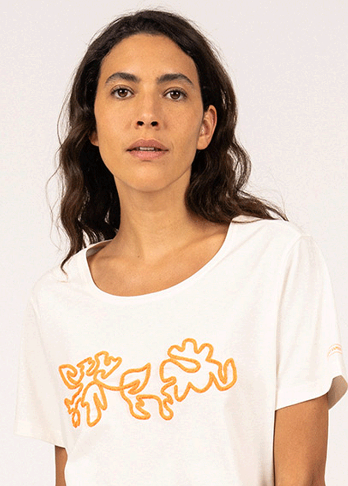 T-shirt à motif floral Sandy