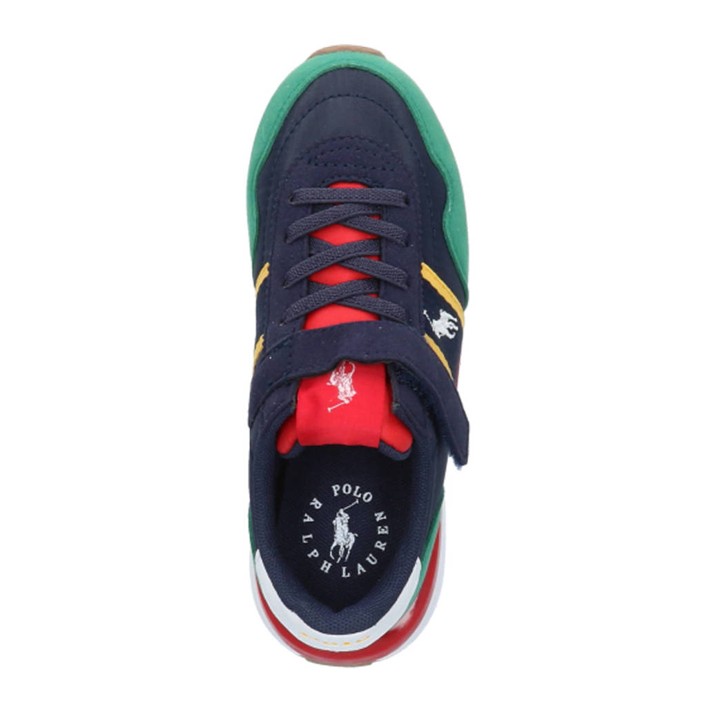 Ralph Lauren Train 89 Sport PS Kleuter sneakers donkerblauw/groen