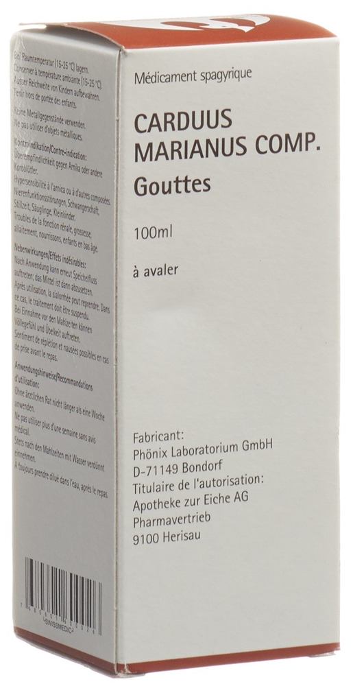 PHOENIX Carduus marianus comp liq spag Fl 100 ml