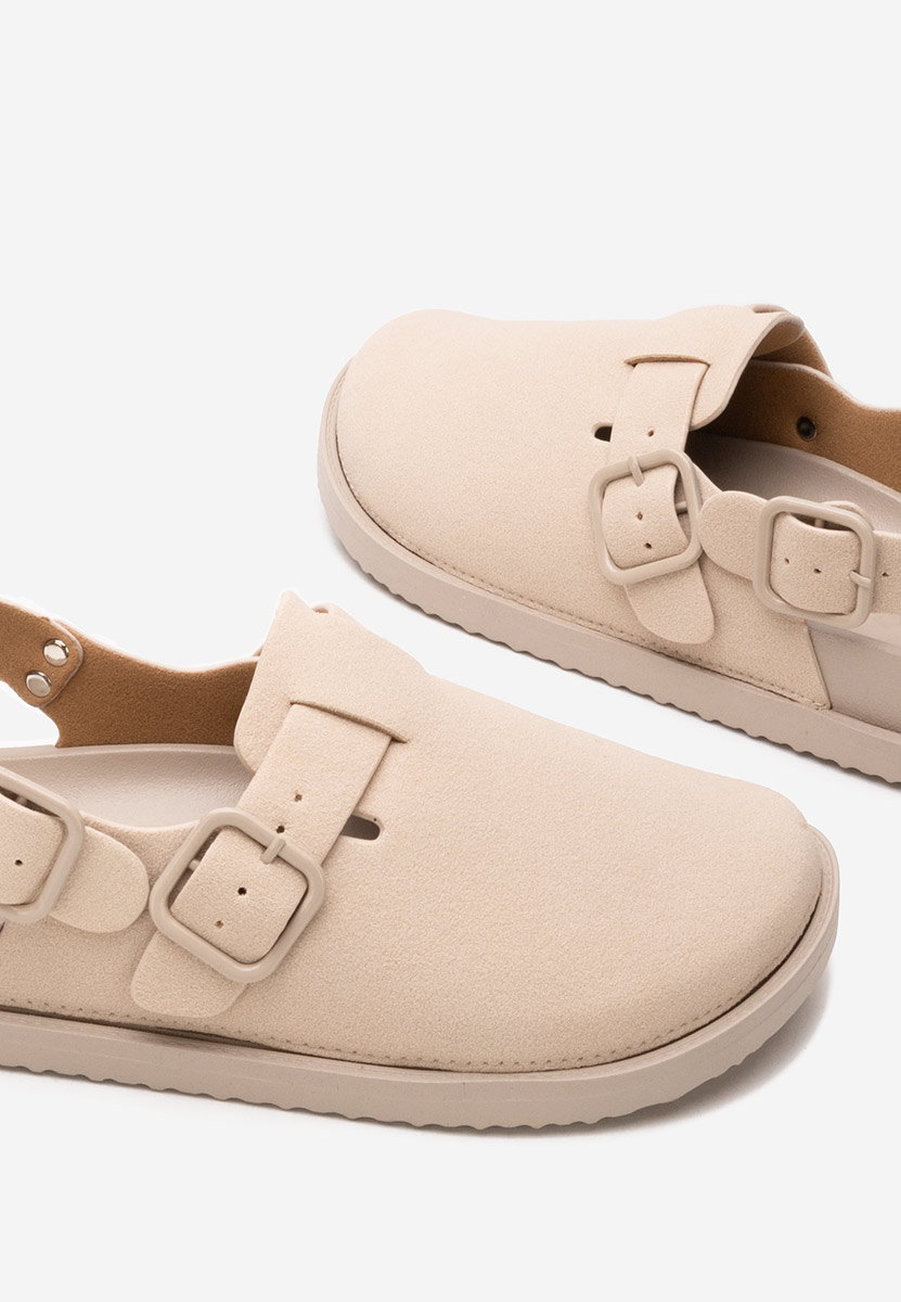 Sabots femme beige Junita
