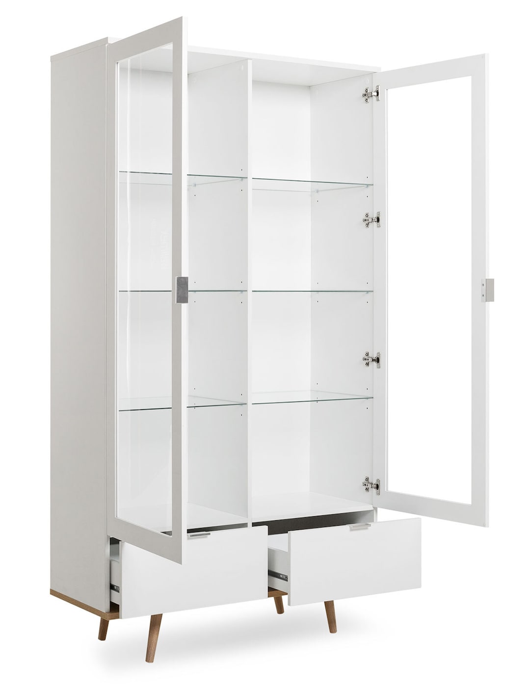 Vitrine GÖTEBORG 100 x 185 cm weiß