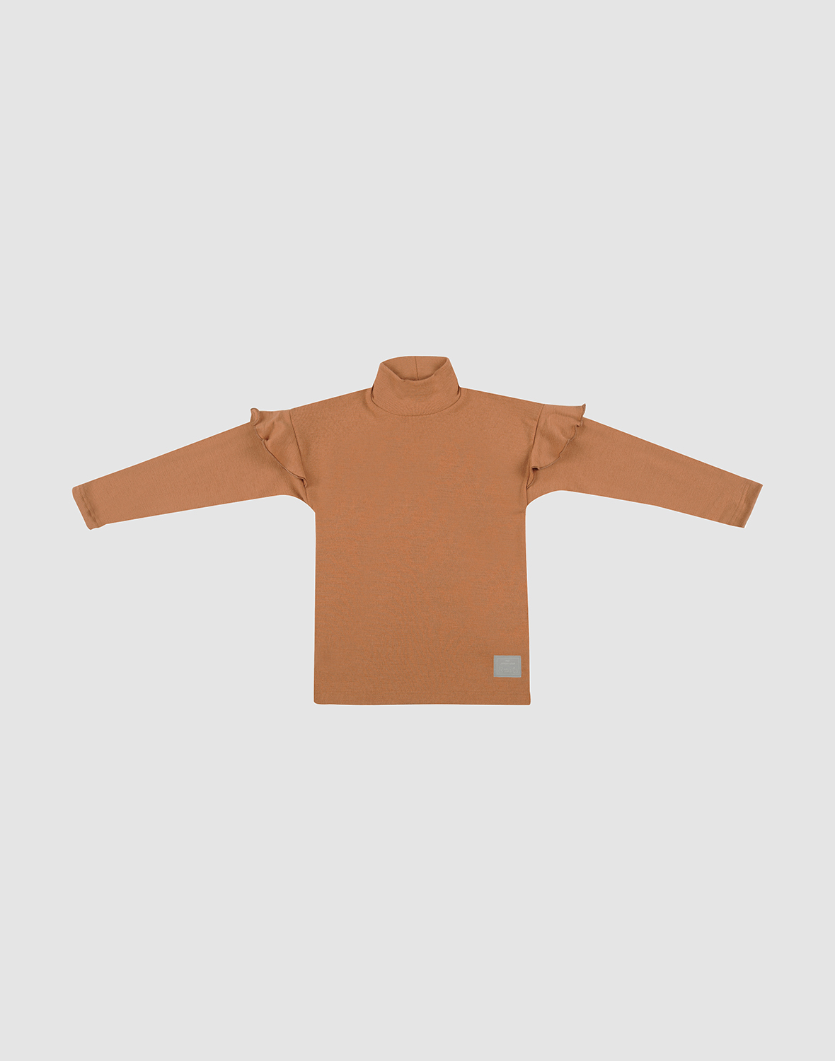 Shirt met hoge hals van merinowol voor kinderen