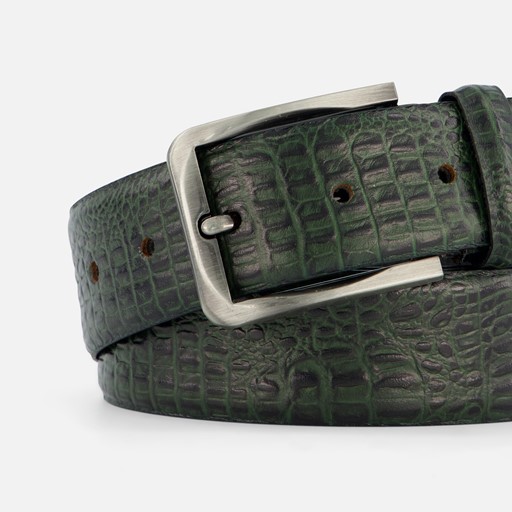 Ziengs Riem Croco groen