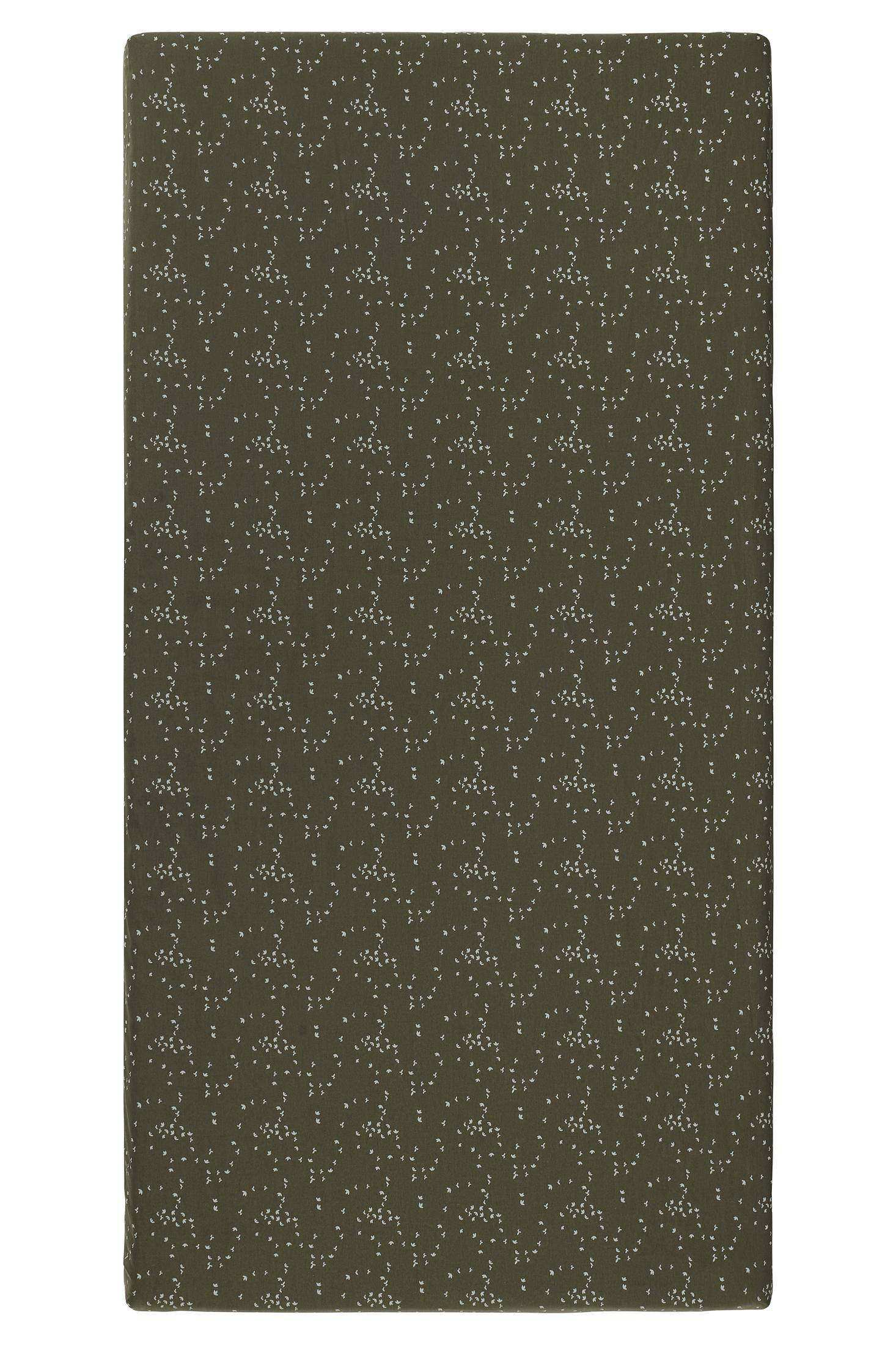 Noppies Botanical poplin hoeslaken ledikant Beetle
