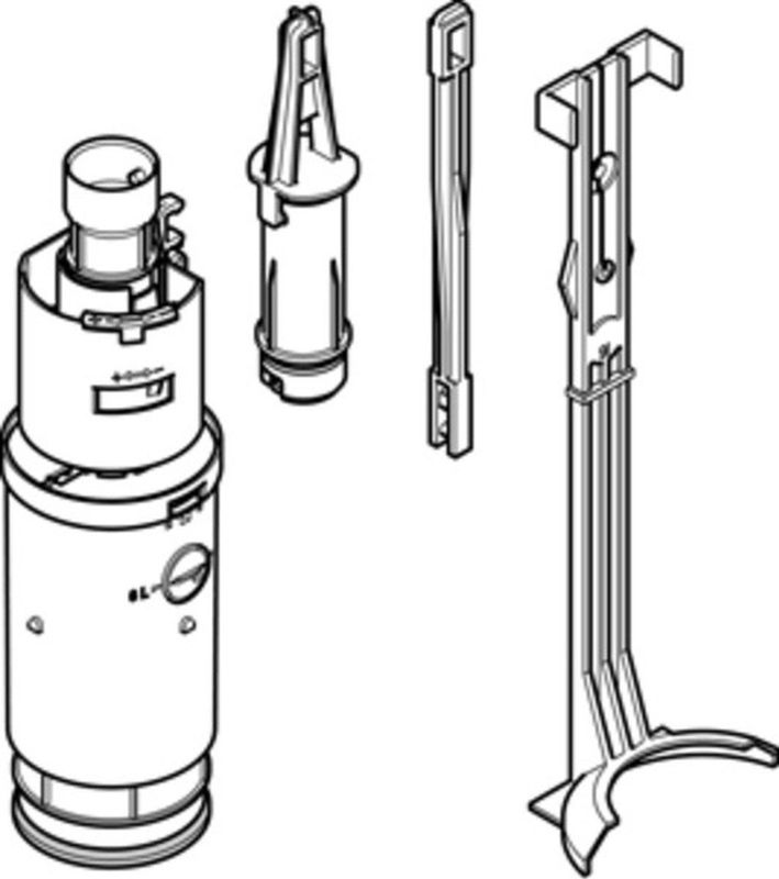 Geberit - Twico - Bodemventiel - Voor Geberit Twinline Reservoirs