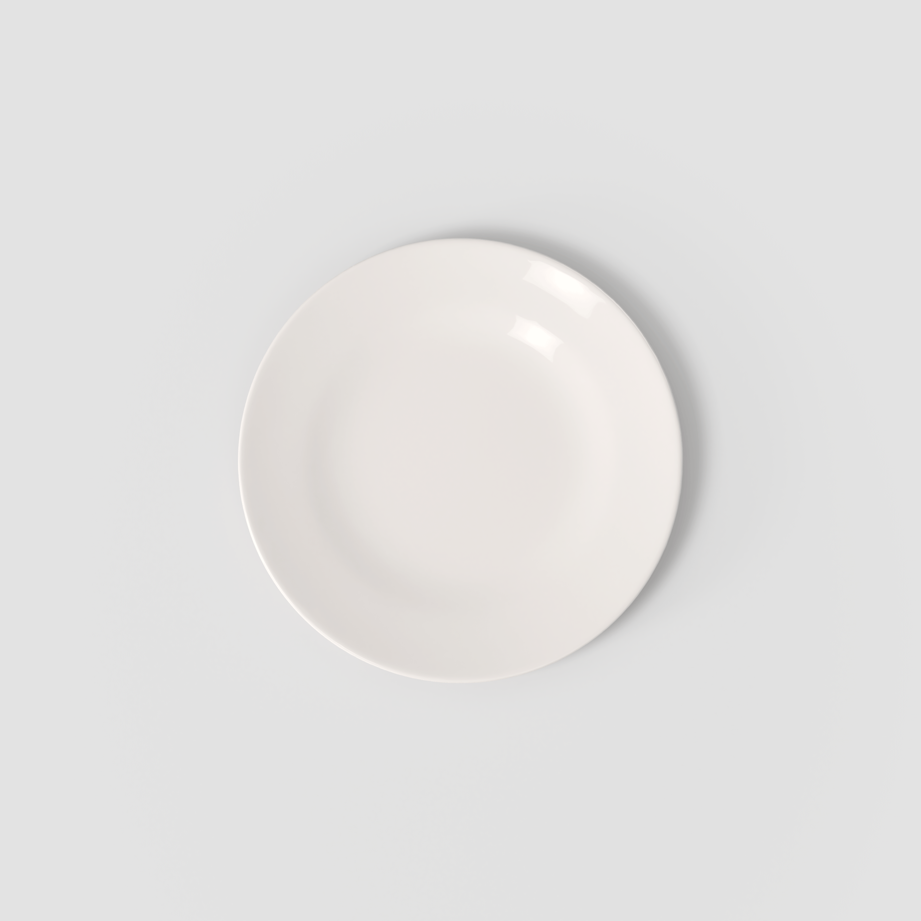 For Me Appetizer and dessert plate White, 8.5'', Premium Porcelain