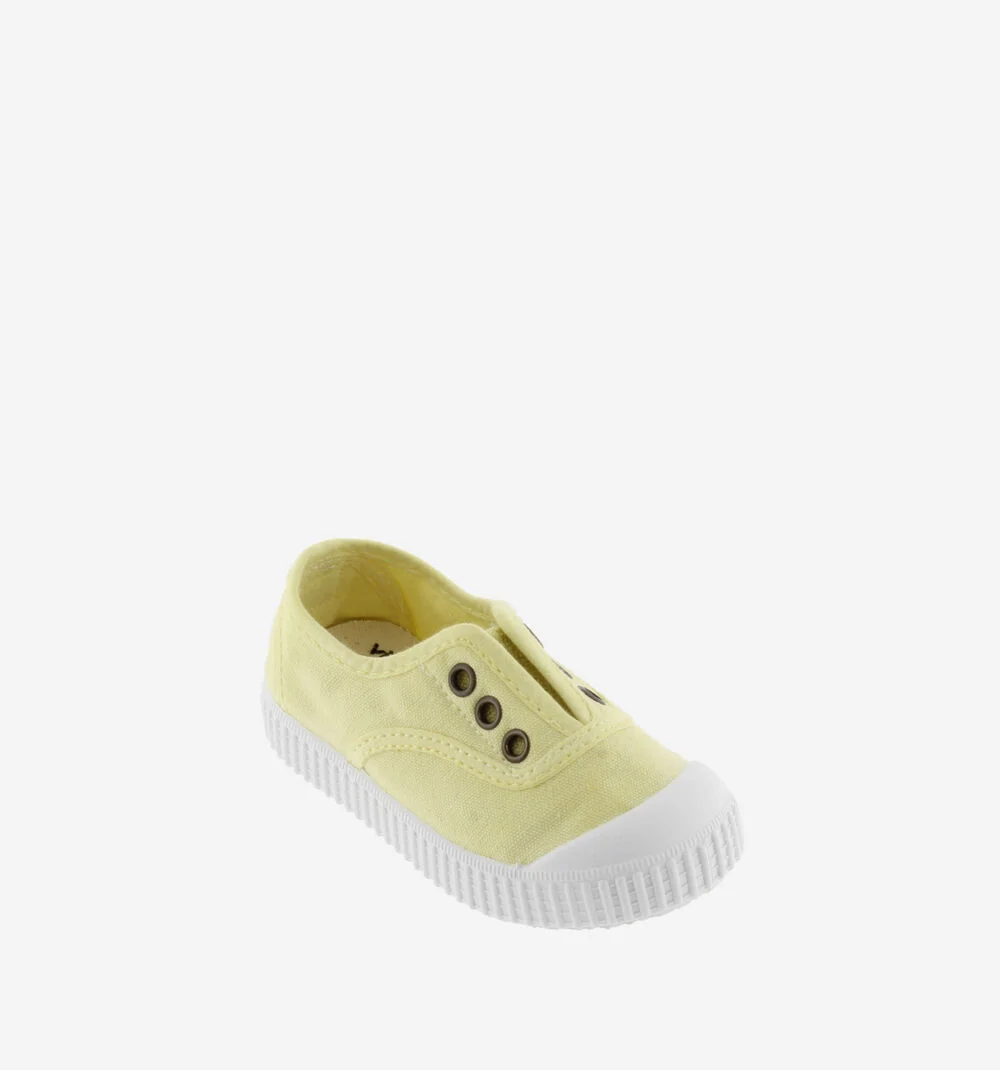 1915 INGLESA TENNIS TOILE DREC® ÉLASTIQUE Baskets en toile avec élastique pour enfant BANANA