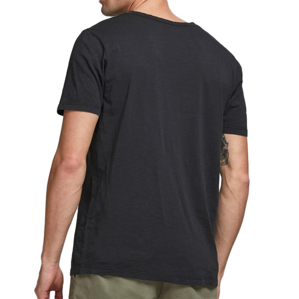 Jack & Jones T-shirt Noir Homme Jack & Jones Split Neck